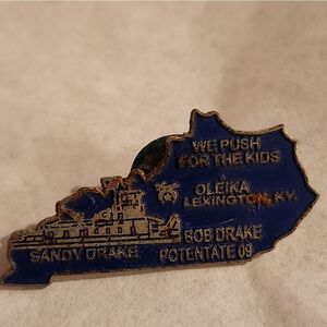 Oleika Shriners Sandy and Bob Drake Potentante 09 Pin